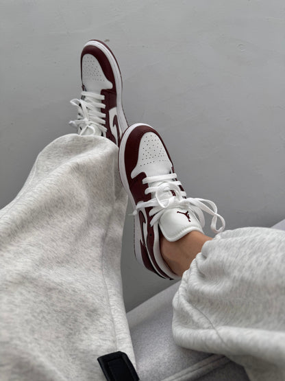 Nike Jordan 1 Retro Low White Burgundy