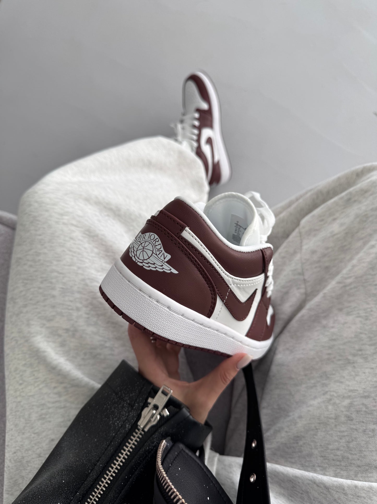 Nike Jordan 1 Retro Low White Burgundy