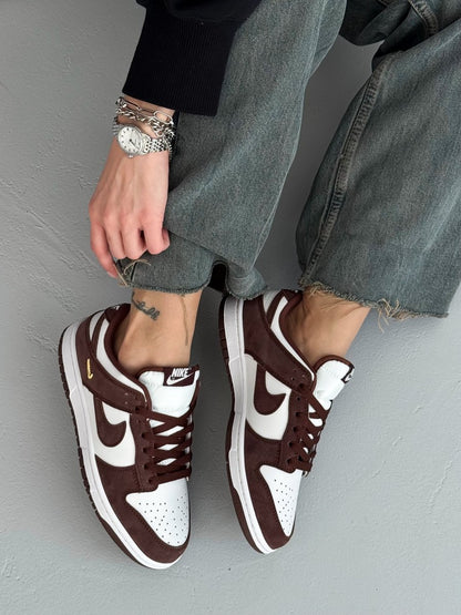 NIke SB Dunk Low Sail Red Sepia - Metallic Gold - oceanhype - 