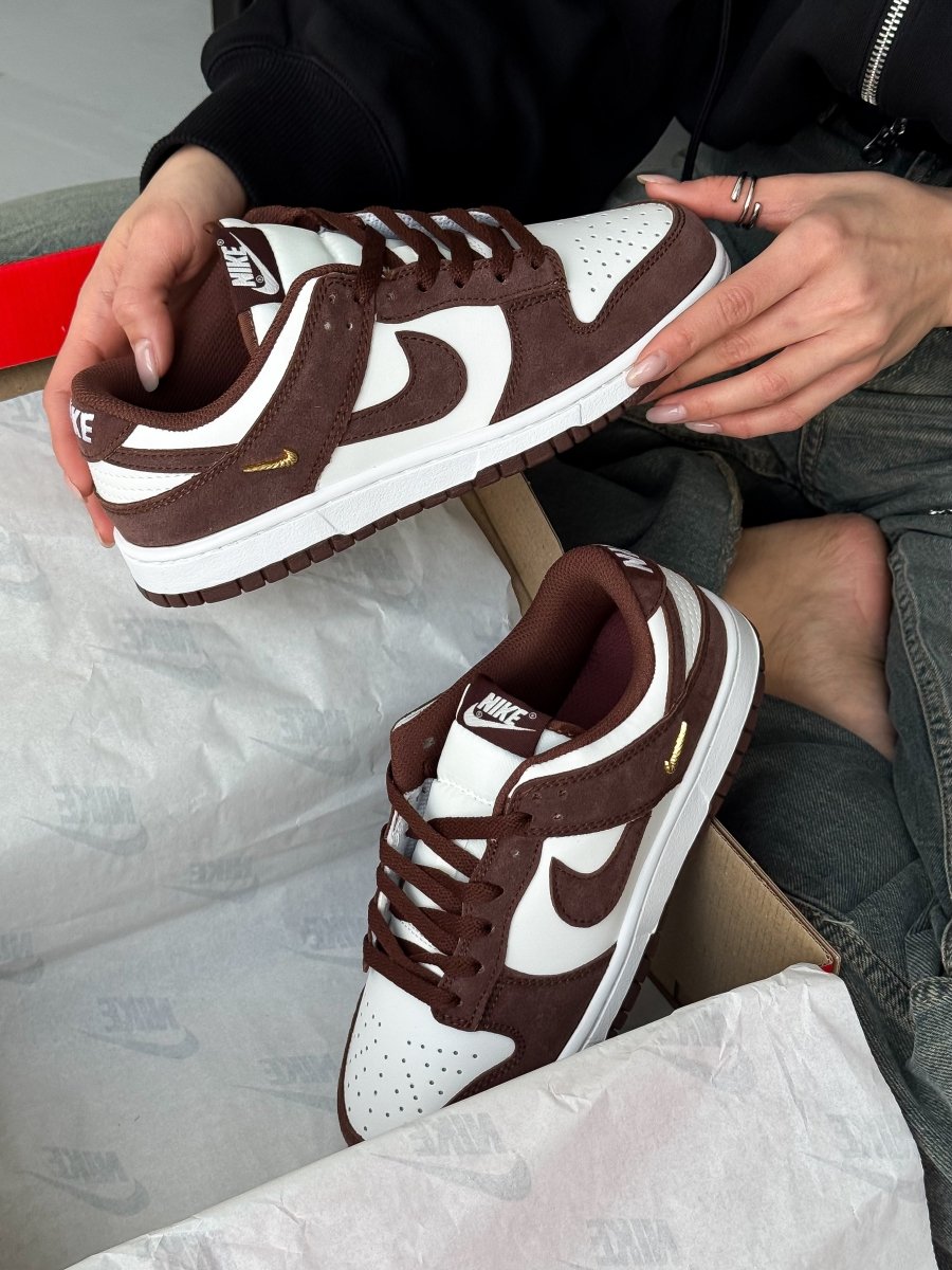 NIke SB Dunk Low Sail Red Sepia - Metallic Gold - oceanhype - 