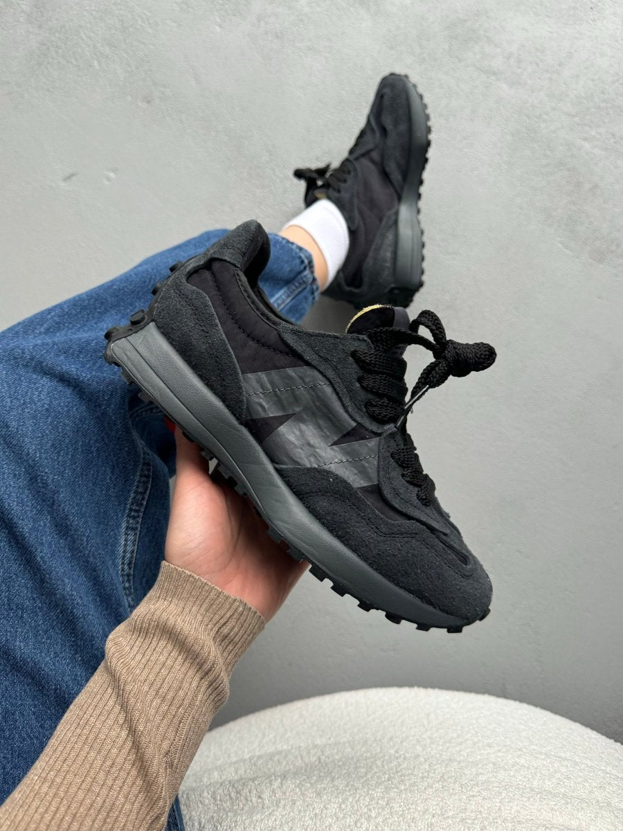 New Balance 327 Black Grey - oceanhype - 