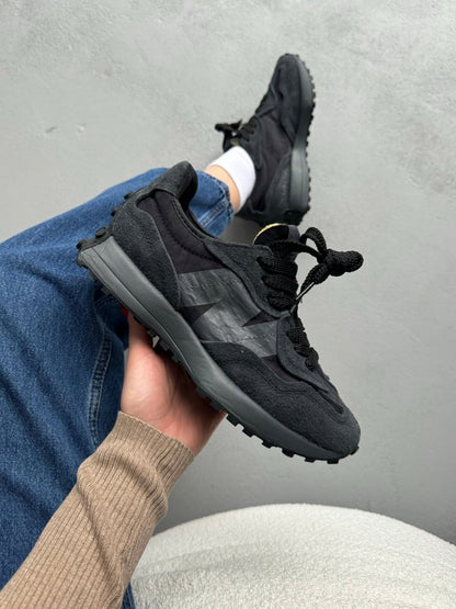 New Balance 327 Black Grey - oceanhype - 