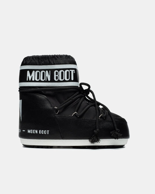 Moon Boot Icon Low Nylon Black - oceanhype -