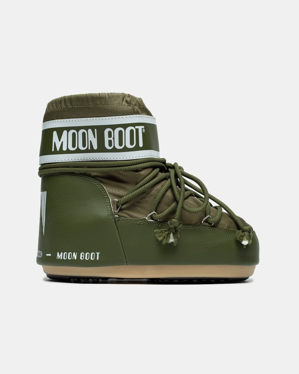 Moon Boot Icon Low Nylon Olive - oceanhype - 