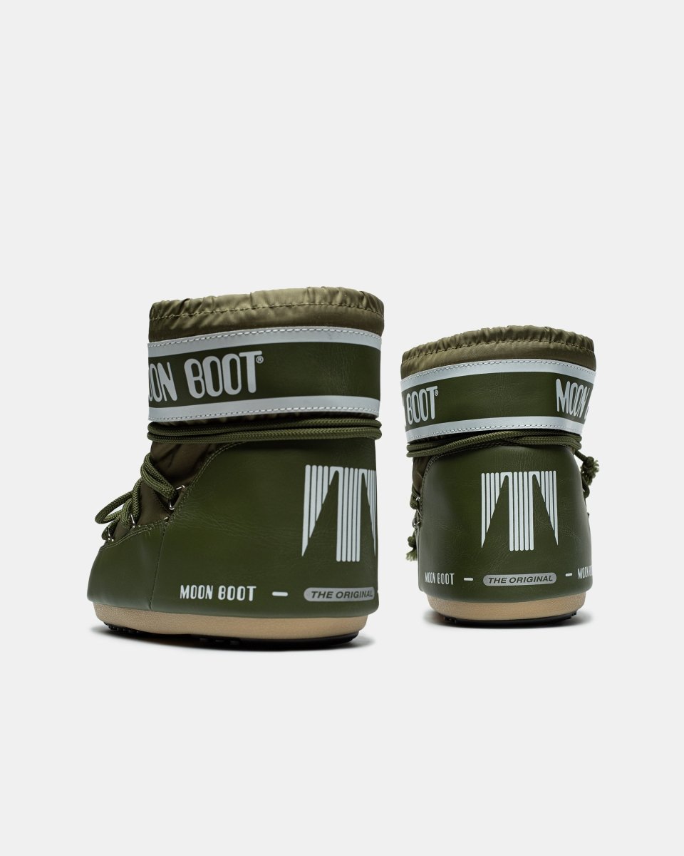 Moon Boot Icon Low Nylon Olive - oceanhype - 