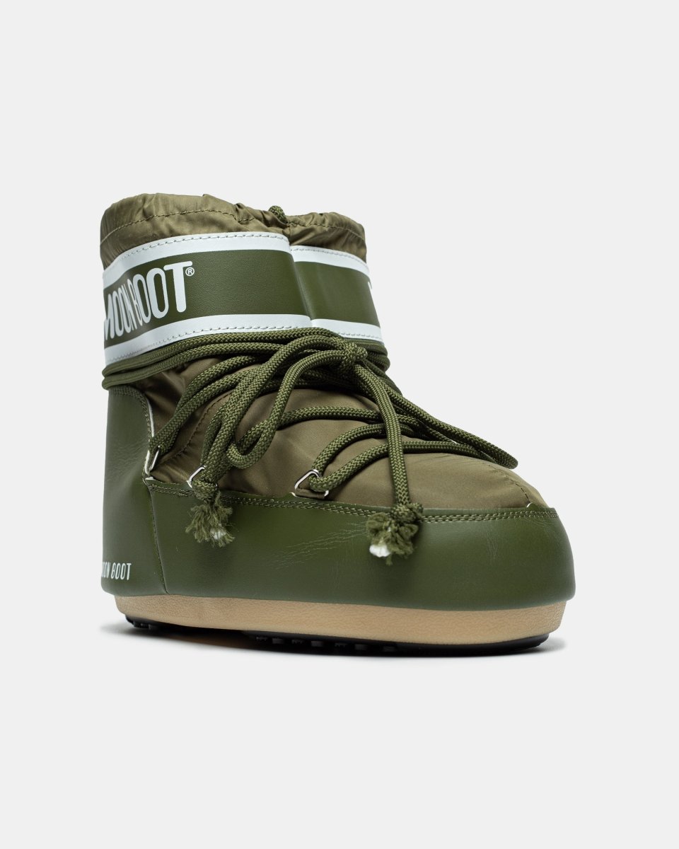 Moon Boot Icon Low Nylon Olive - oceanhype - 