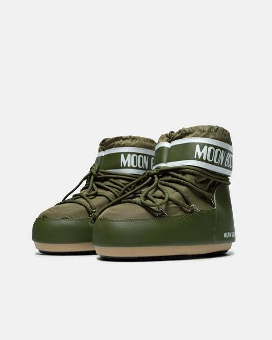 Moon Boot Icon Low Nylon Olive - oceanhype - 