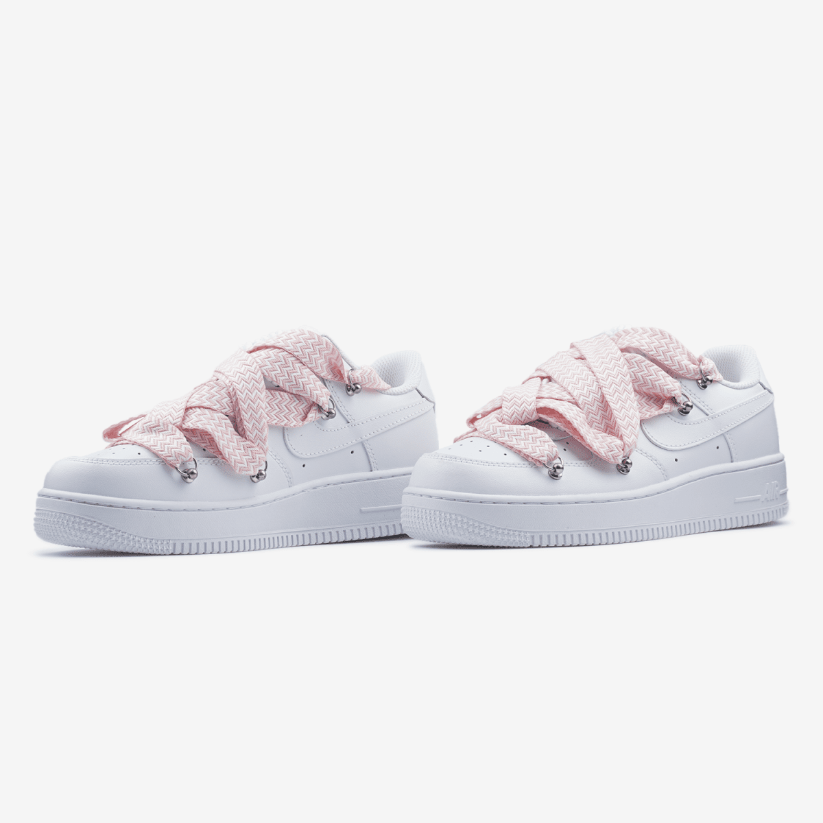 Nike Air Force 1 Low Custom Lanvin Laces Pink - oceanhype - 