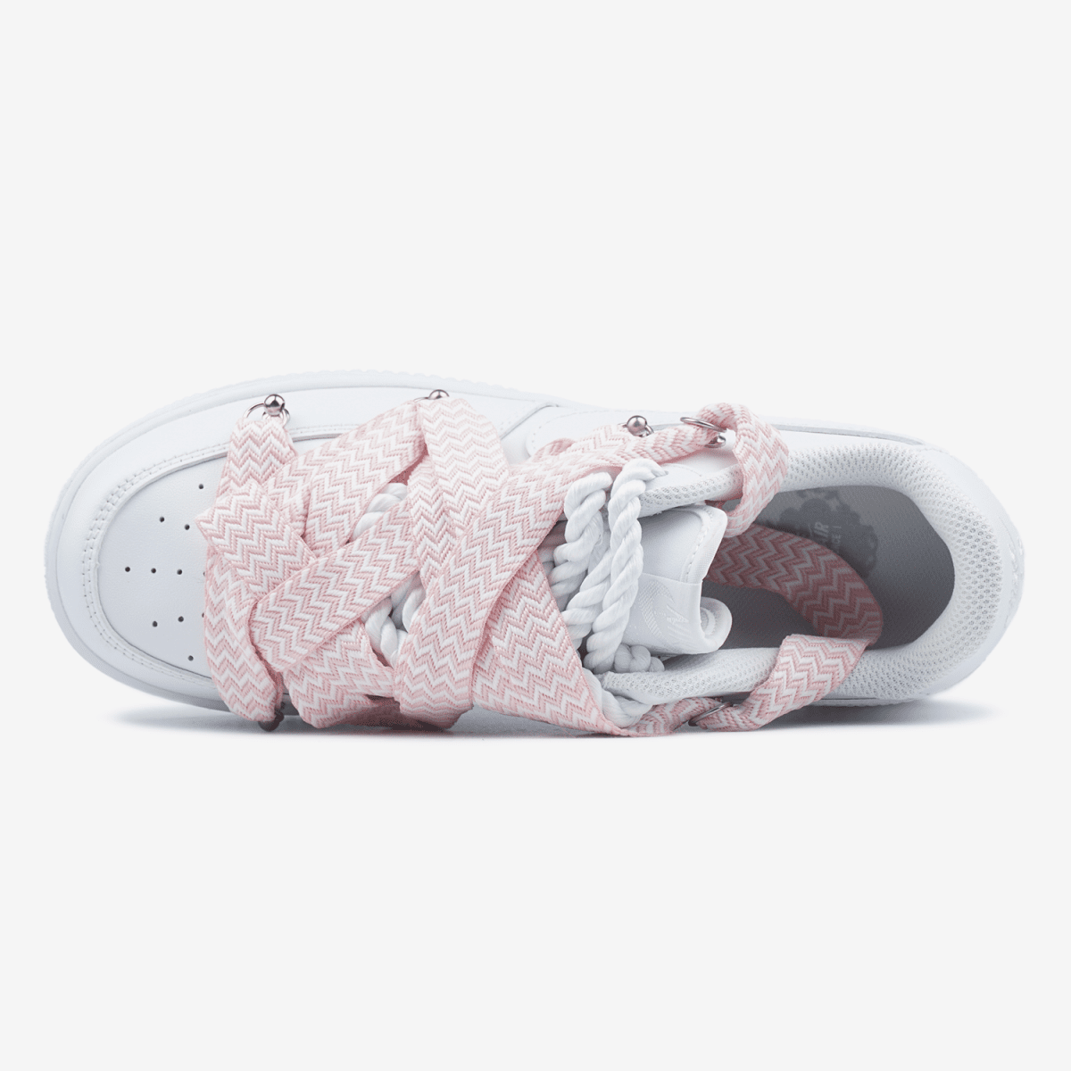 Nike Air Force 1 Low Custom Lanvin Laces Pink - oceanhype - 