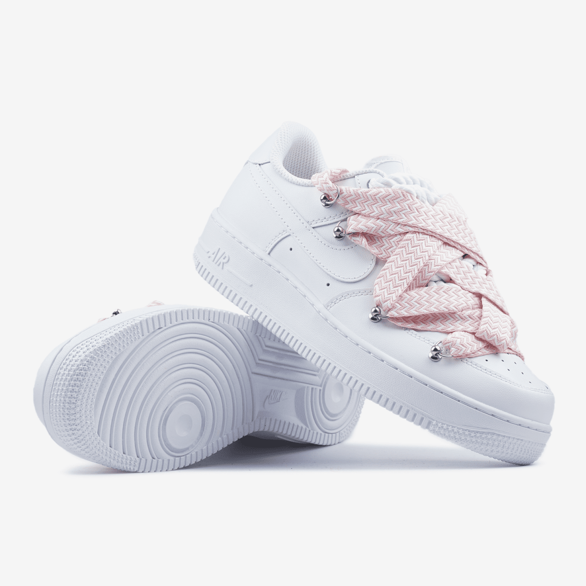 Nike Air Force 1 Low Custom Lanvin Laces Pink - oceanhype - 