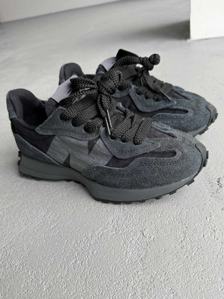 New Balance 327 Black Grey - oceanhype - 