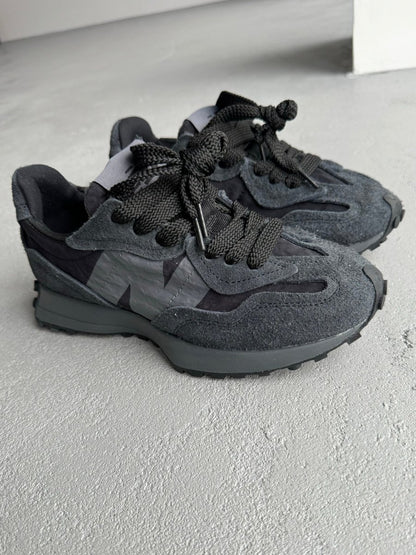 New Balance 327 Black Grey - oceanhype - 