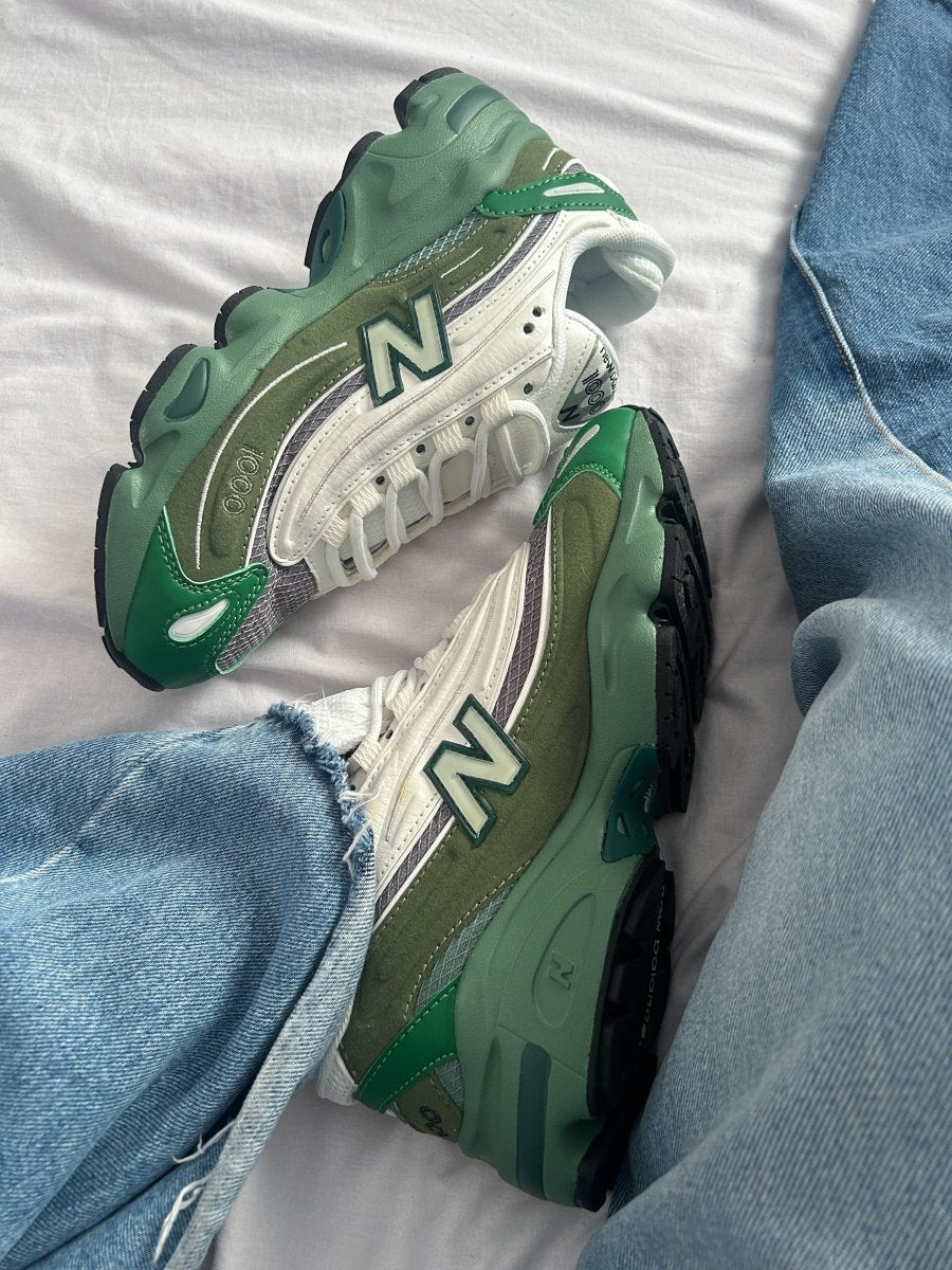 New Balance 1000 Green White - oceanhype - 
