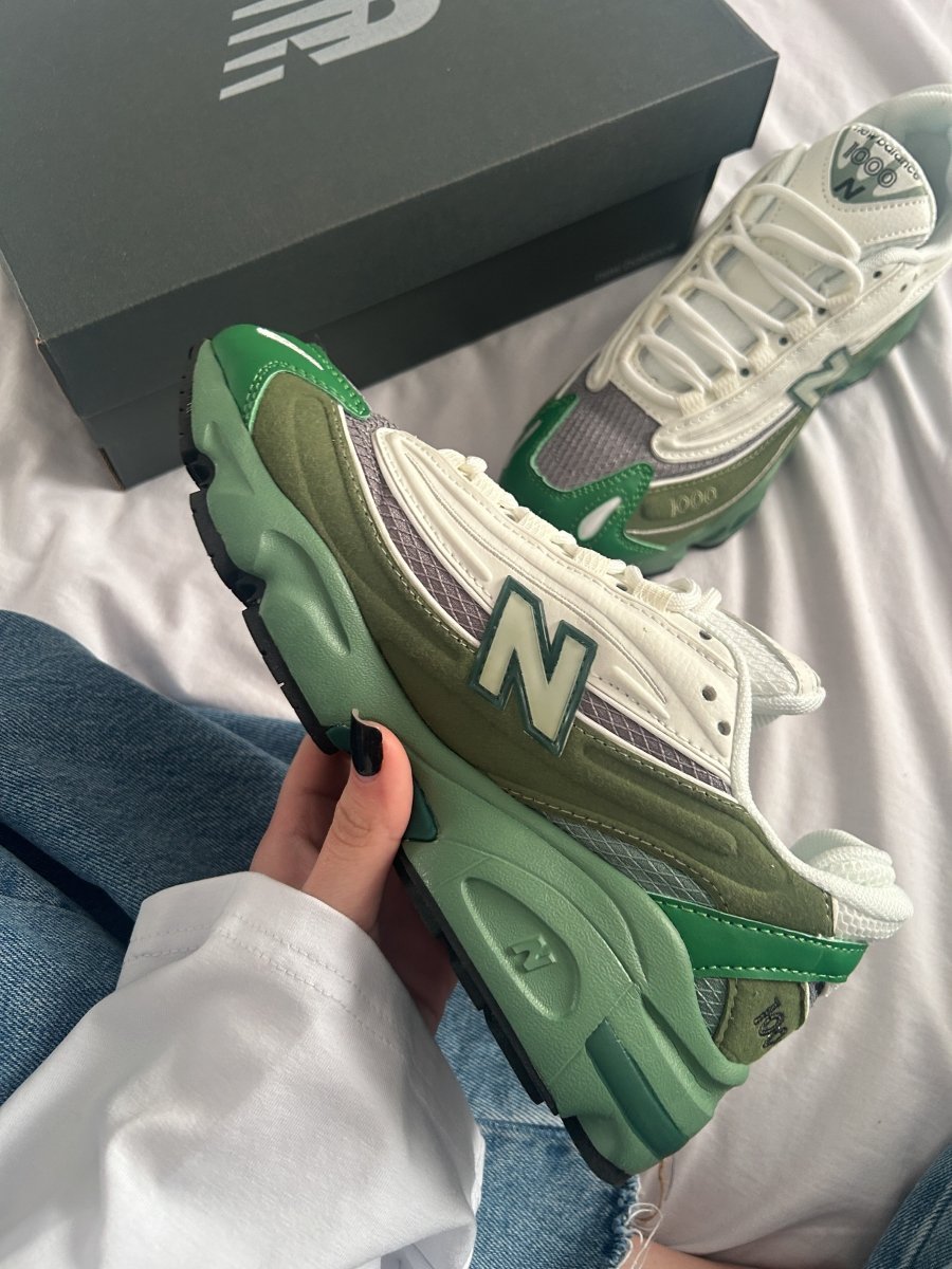 New Balance 1000 Green White - oceanhype - 