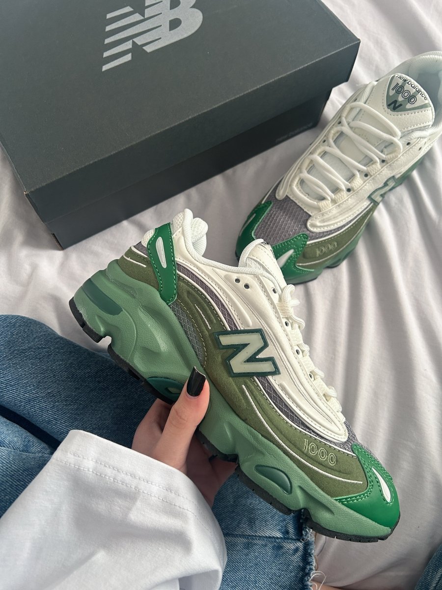 New Balance 1000 Green White - oceanhype - 