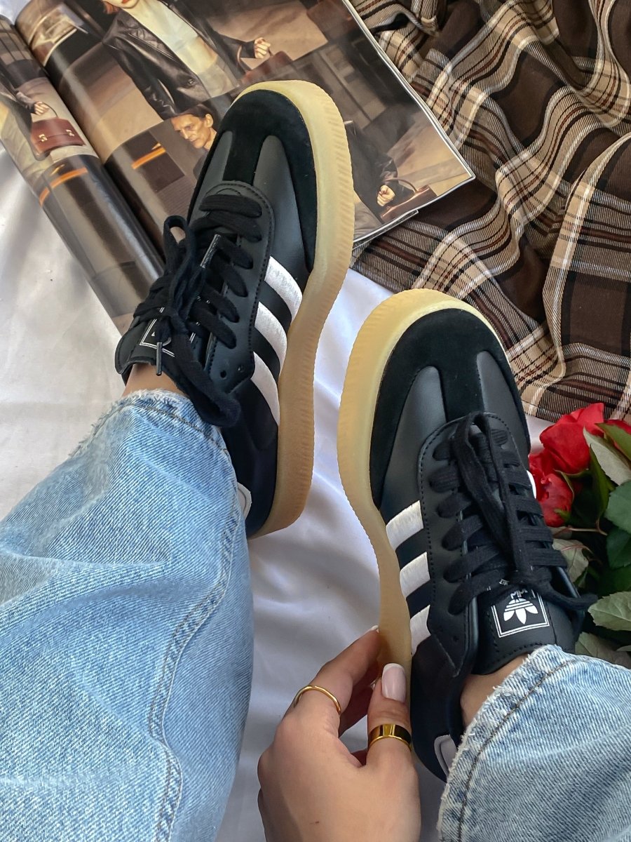 Adidas Sambae Black White Gum - oceanhype - 