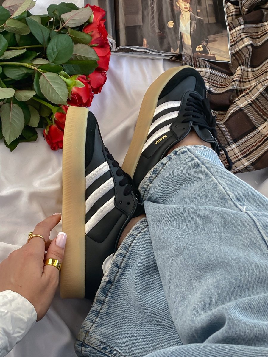 Adidas Sambae Black White Gum - oceanhype - 