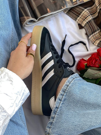 Adidas Sambae Black White Gum - oceanhype - 