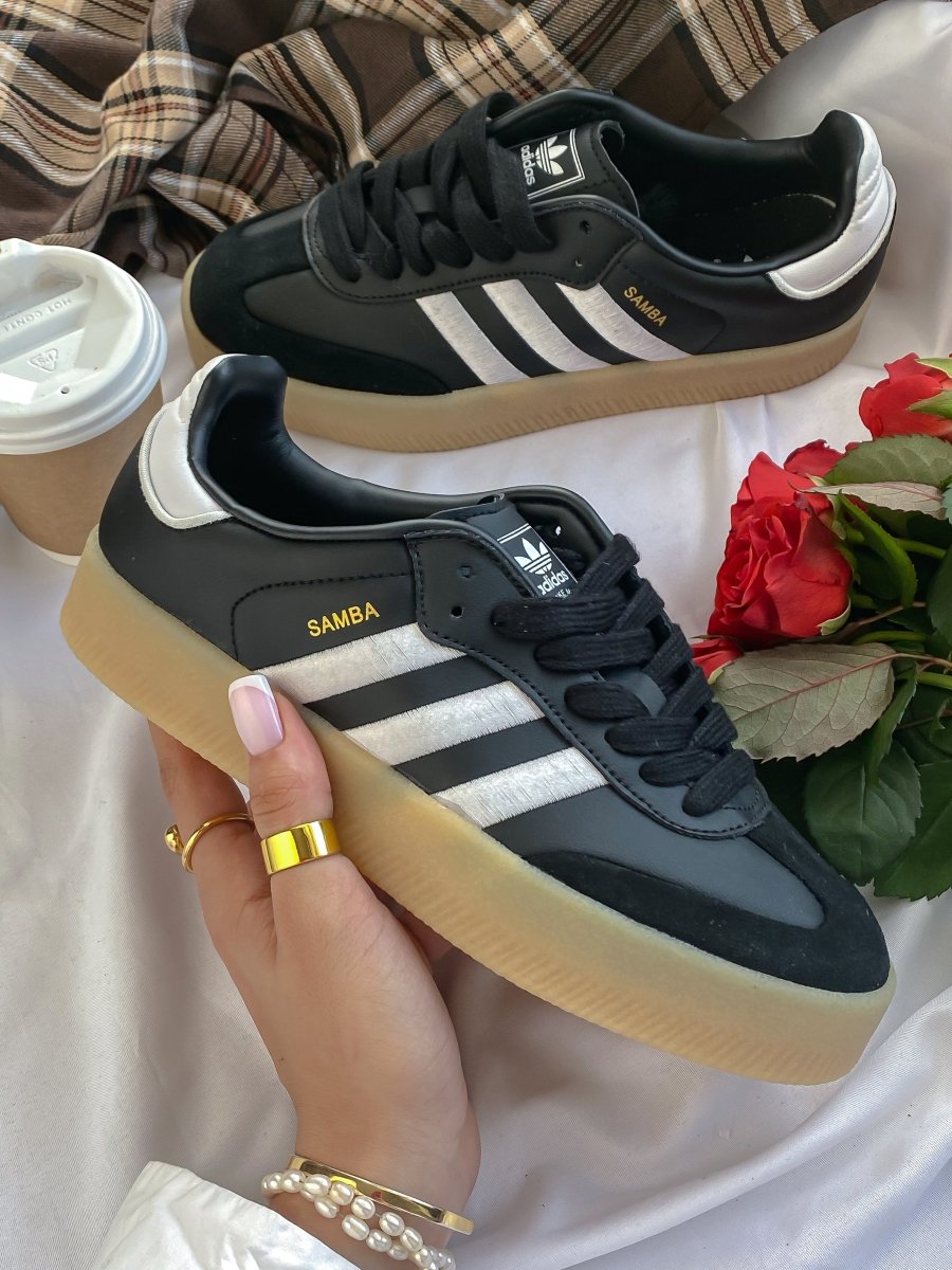 Adidas Sambae Black White Gum - oceanhype - 