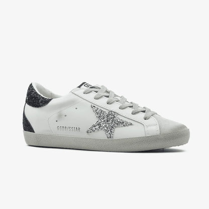 Golden Goose Superstar Glitter Star Silver - oceanhype -