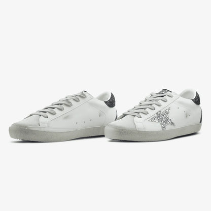 Golden Goose Superstar Glitter Star Silver - oceanhype -