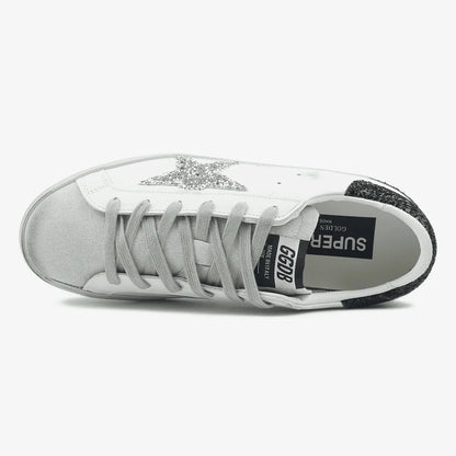 Golden Goose Superstar Glitter Star Silver - oceanhype -