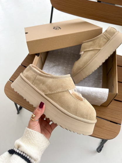 UGG Bea Mary Jane Platform Beige - oceanhype - 