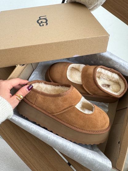 UGG Bea Mary Jane Platform Chestnut - oceanhype - 