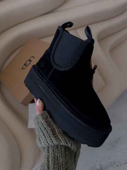 UGG Neumel Platform Chelsea Black