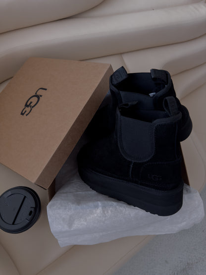 UGG Neumel Platform Chelsea Black