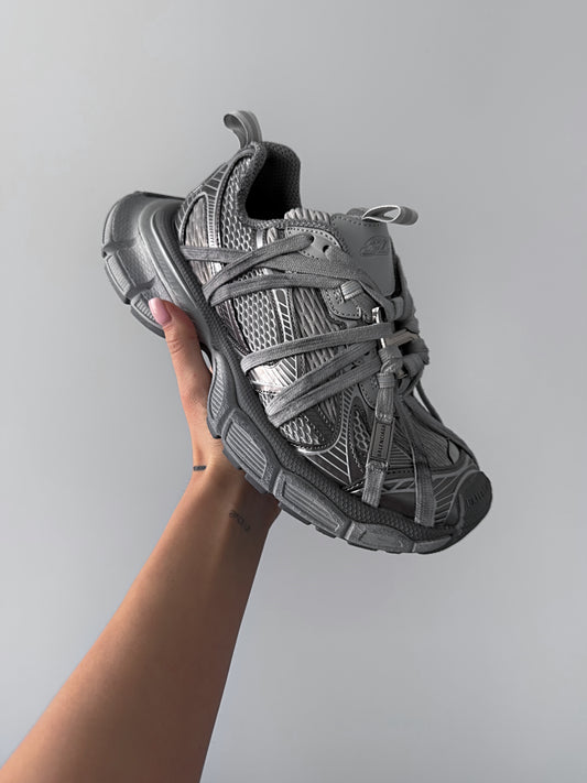 Balenciaga GB 3XL Extreme Laces B Trainers in Grey