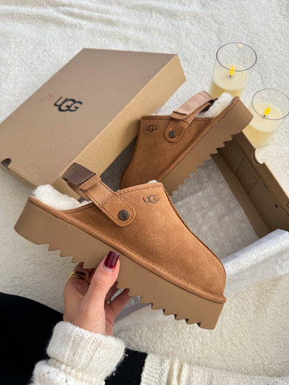UGG Lanah Clog Chestnut Platform - oceanhype - 