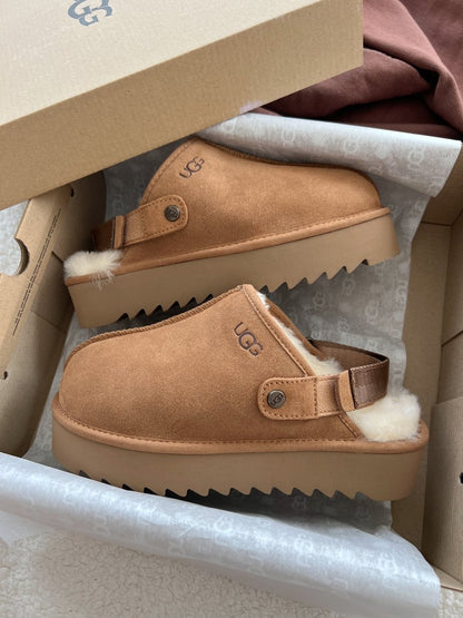 UGG Lanah Clog Chestnut Platform - oceanhype - 
