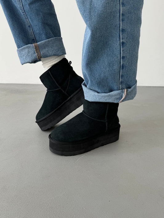 UGG Classic Mini Platform XL Black - oceanhype - 