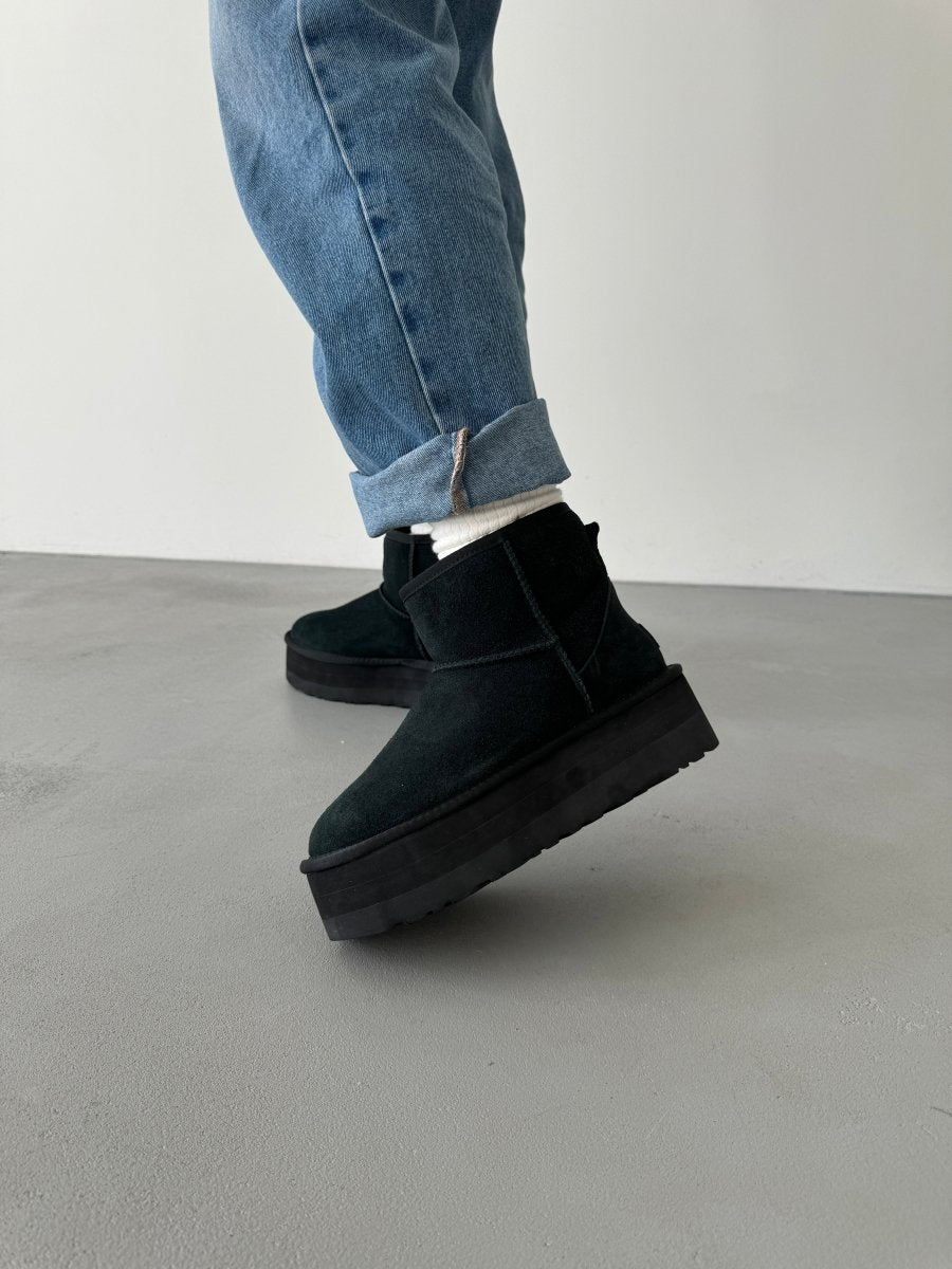 UGG Classic Mini Platform XL Black - oceanhype - 
