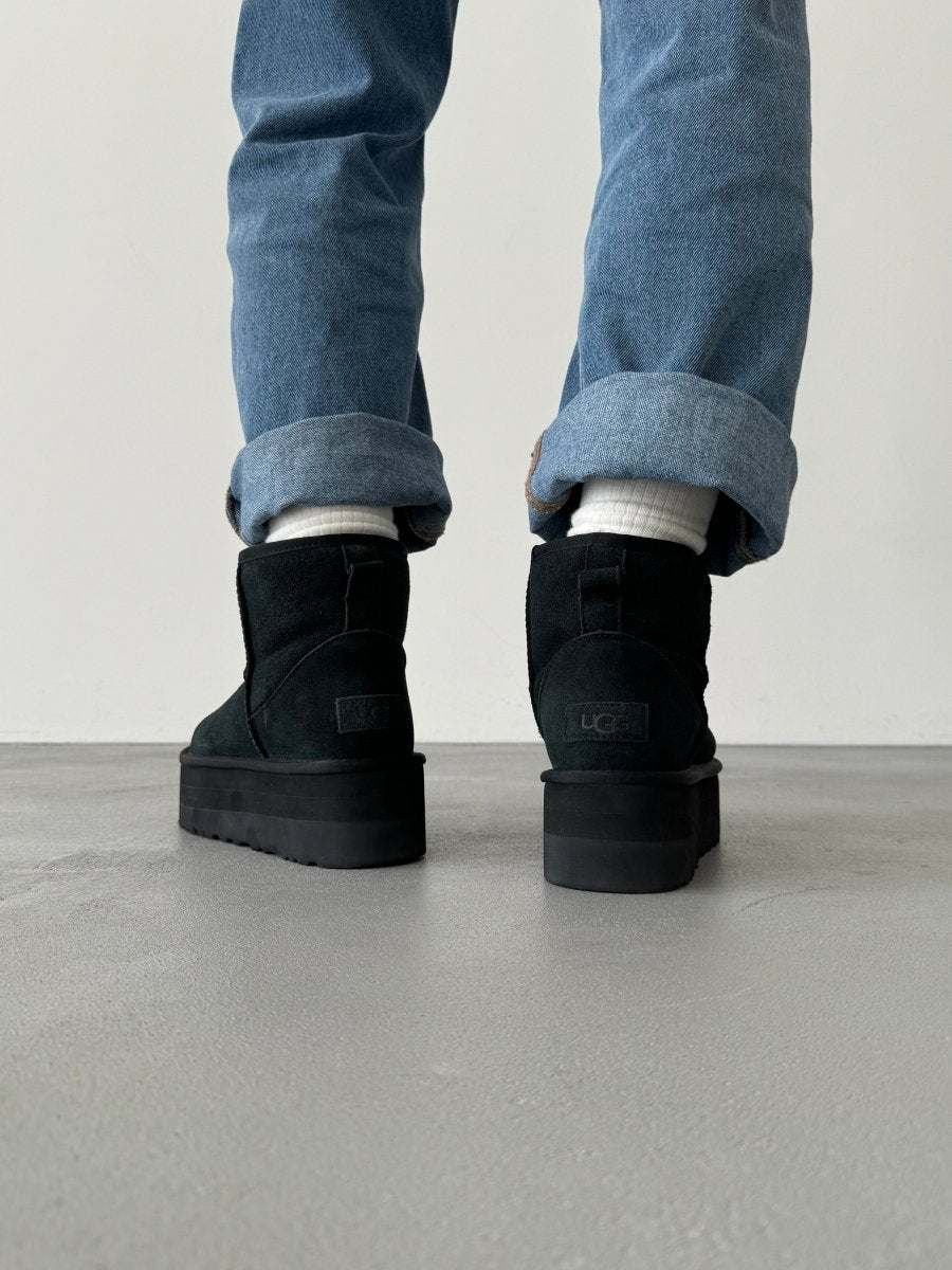 UGG Classic Mini Platform XL Black - oceanhype - 