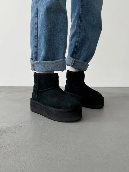 UGG Classic Mini Platform XL Black - oceanhype - 