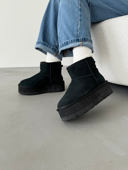 UGG Classic Mini Platform XL Black - oceanhype - 