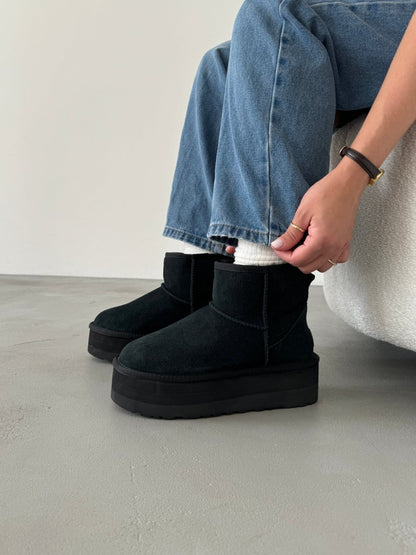 UGG Classic Mini Platform XL Black - oceanhype - 