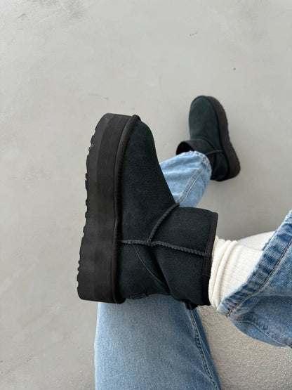 UGG Classic Mini Platform XL Black - oceanhype - 