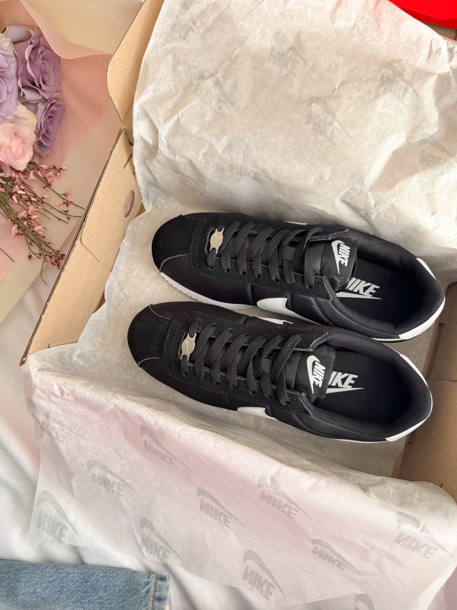 Nike Cortez Black White - oceanhype - 