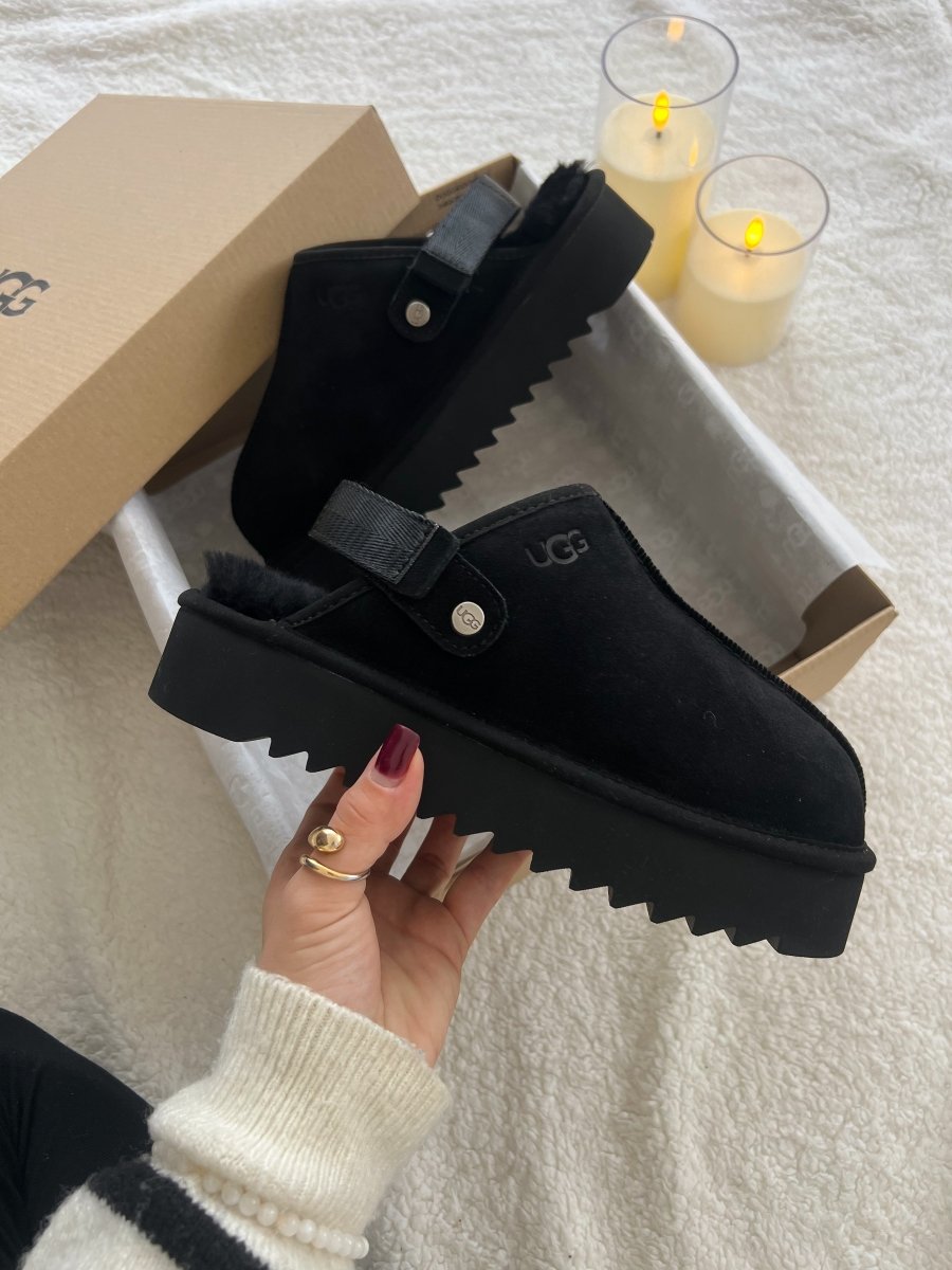 UGG Lanah Clog Black Platform - oceanhype - 