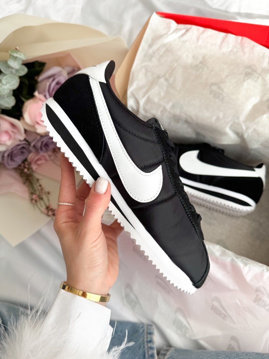 Nike Cortez Black White - oceanhype - 