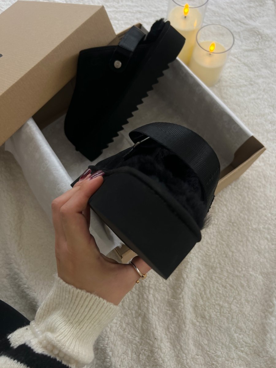 UGG Lanah Clog Black Platform - oceanhype - 