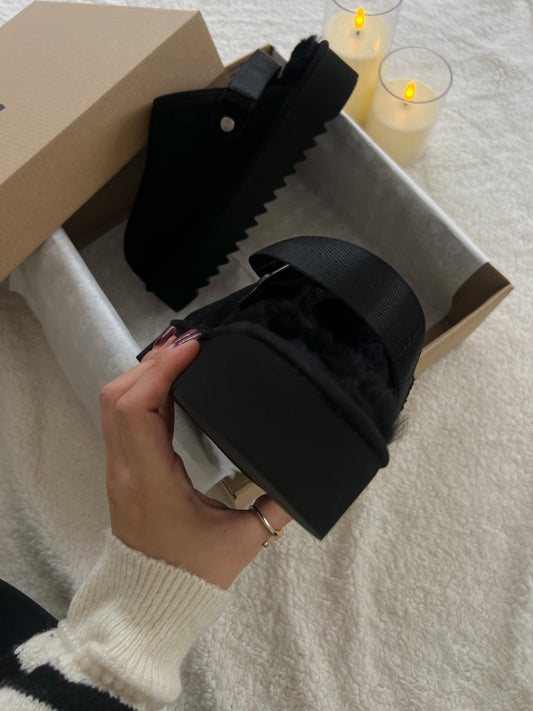 UGG Lanah Clog Black Platform - oceanhype - 