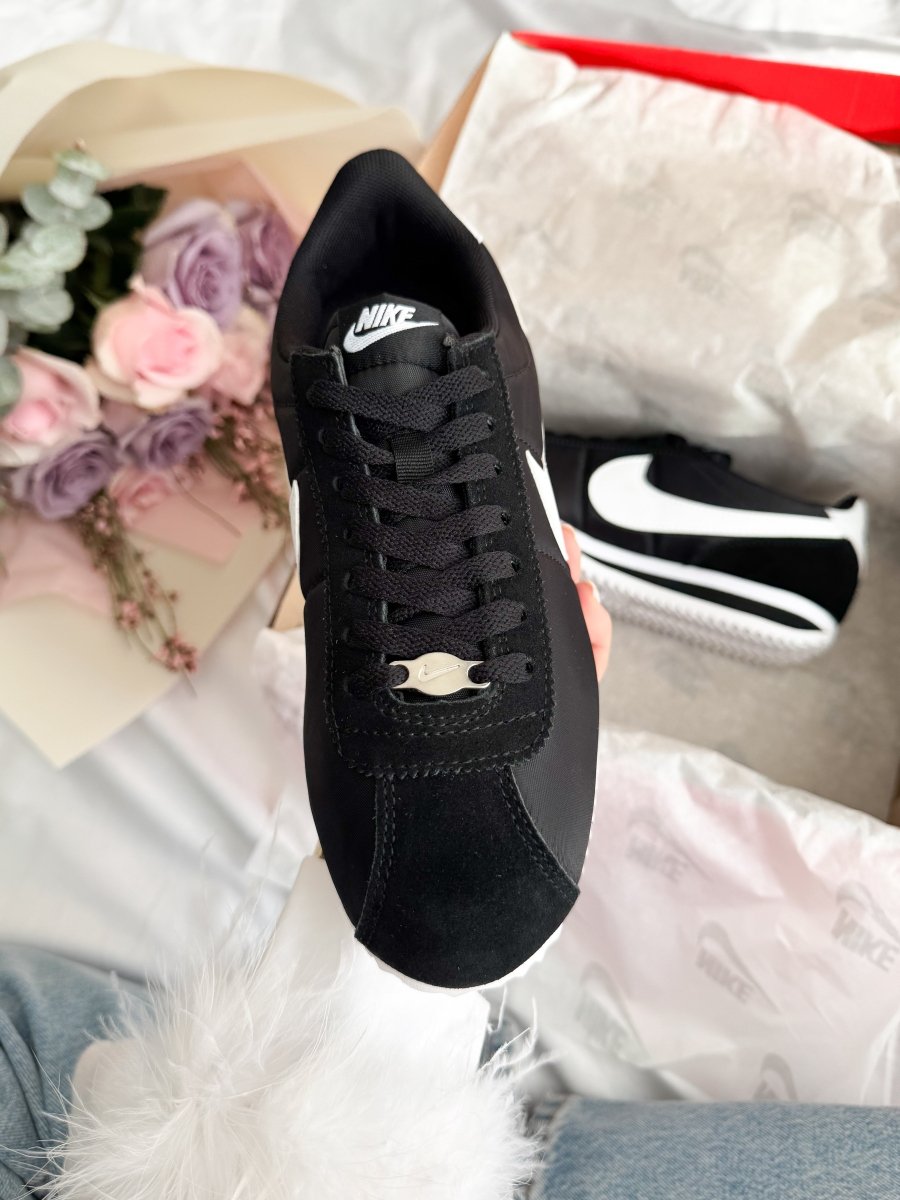 Nike Cortez Black White - oceanhype - 