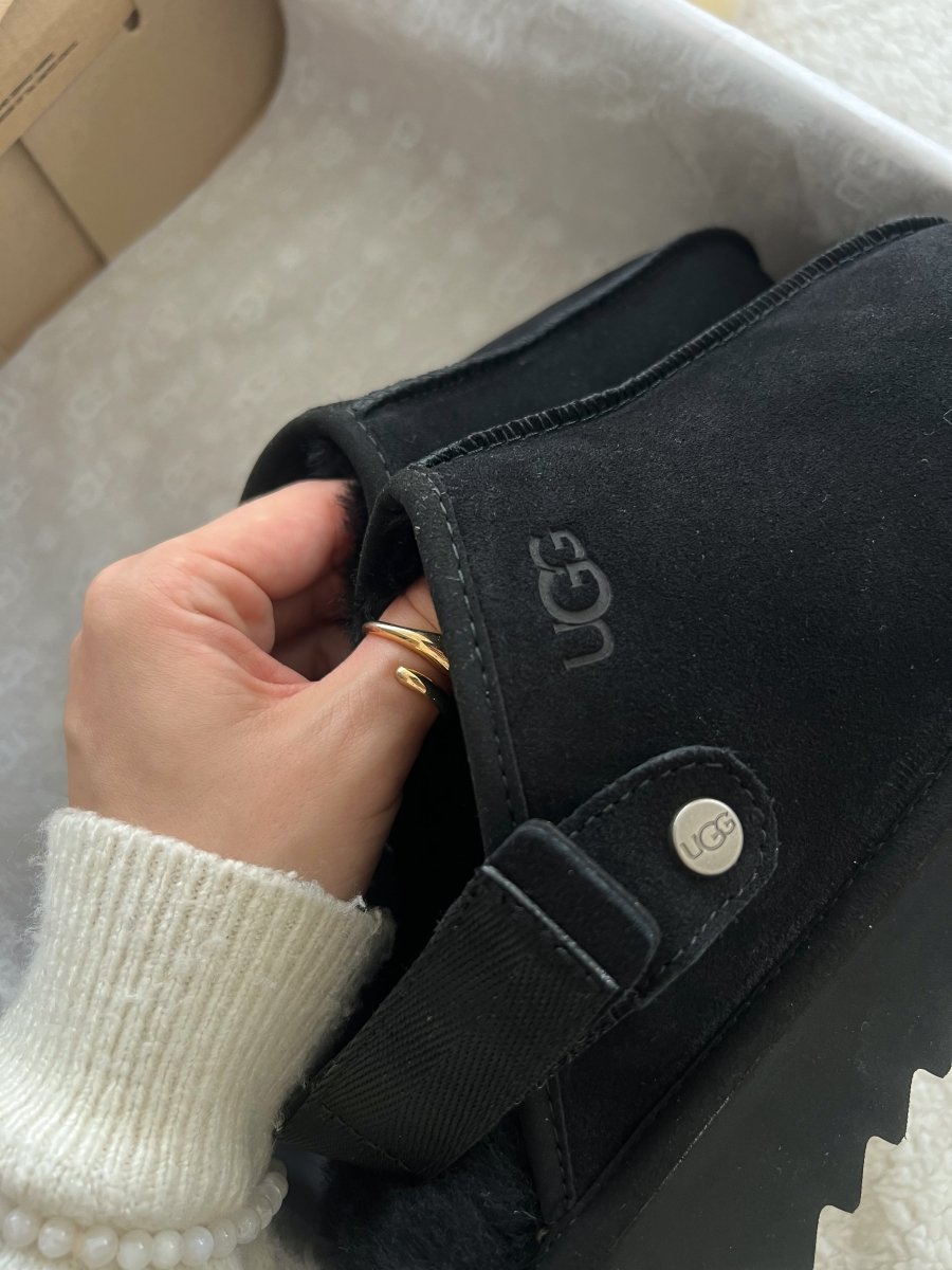 UGG Lanah Clog Black Platform - oceanhype - 
