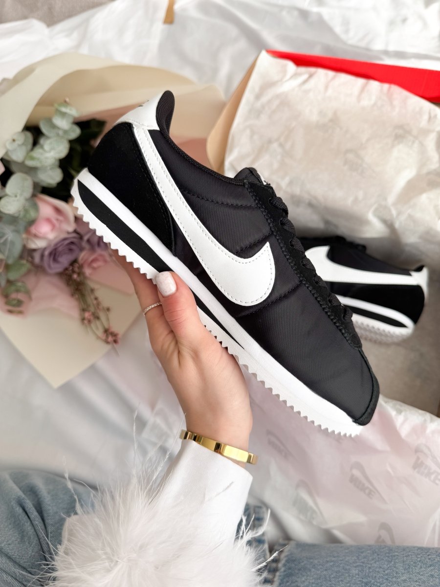 Nike Cortez Black White - oceanhype - 