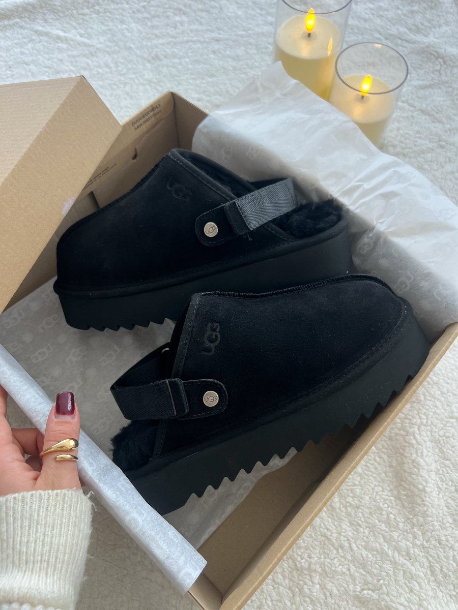 UGG Lanah Clog Black Platform - oceanhype - 