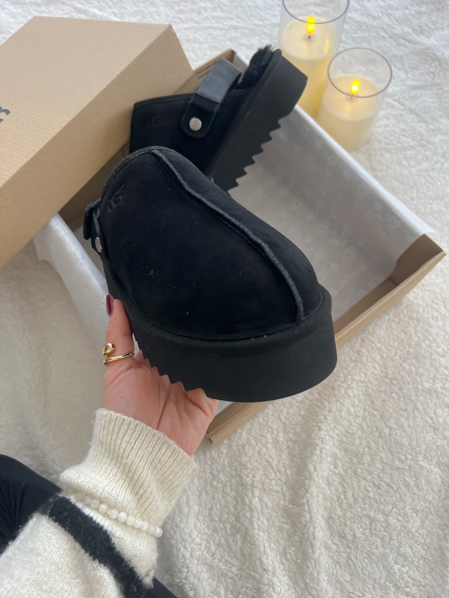 UGG Lanah Clog Black Platform - oceanhype - 